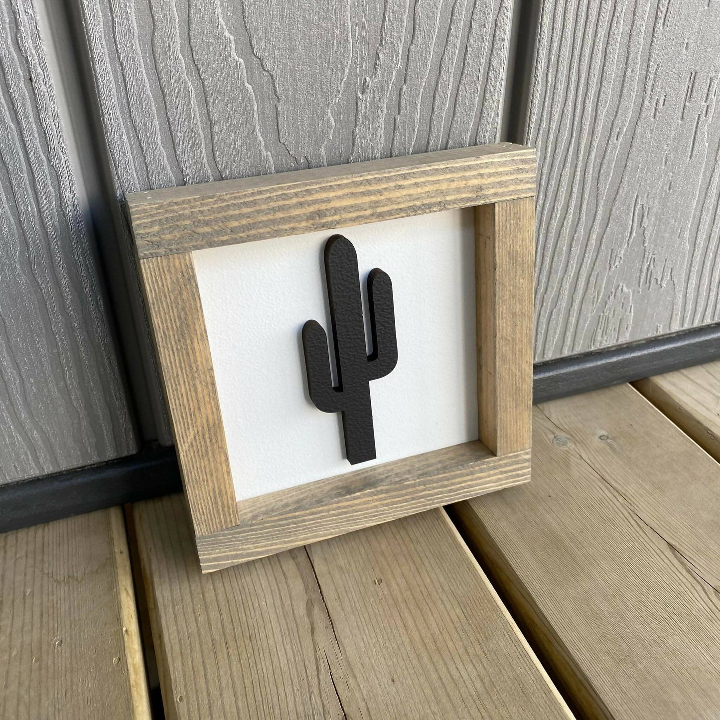 Cactus 3D Sign