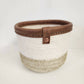 Small Leather Trim Basket