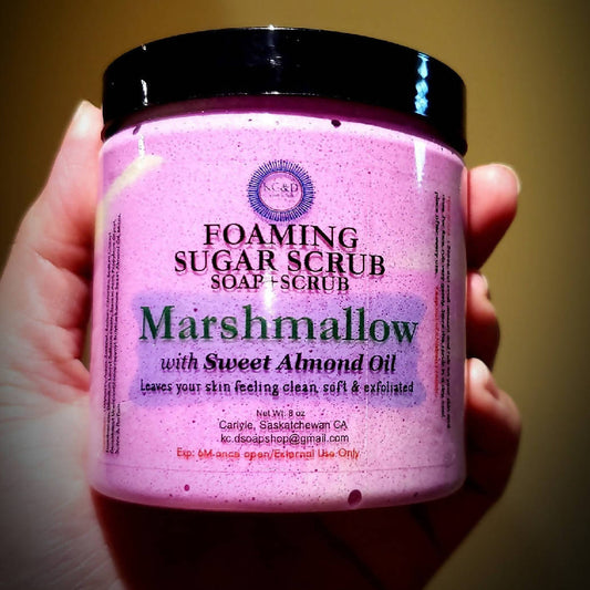 Foaming Sugar Scrub: Marshmallow