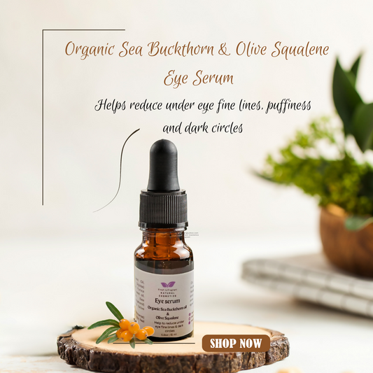 Anti-wrinkle Sea Buckthorn Eye Serum with Olive Squalane & Frankincense