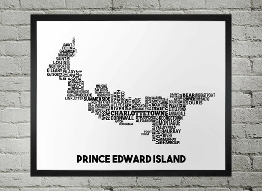 Prince Edward Island Cities Map