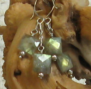 Labradorite Argentium(R) Sterling Silver Earrings