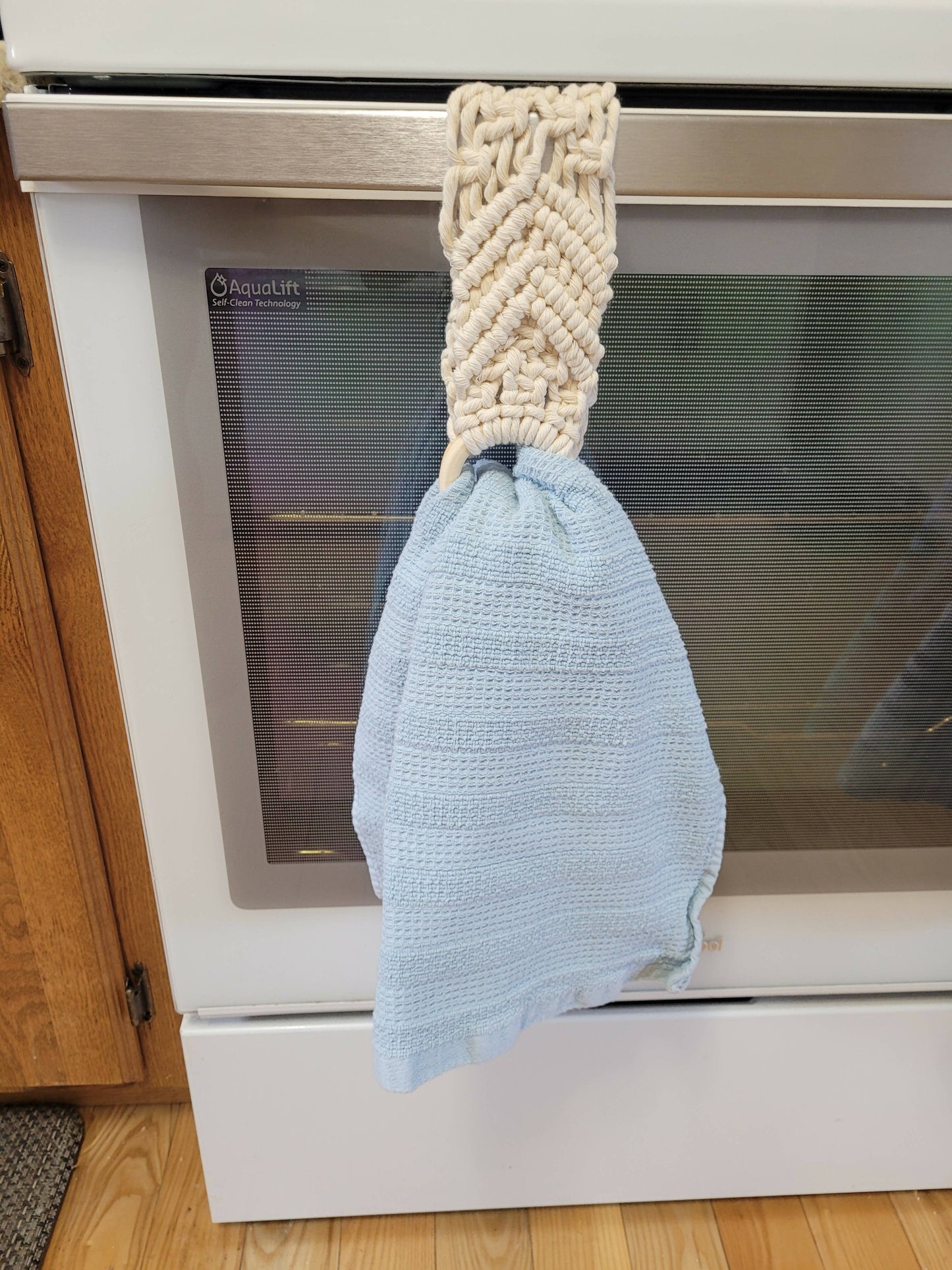 Macrame Tea Towel Holder