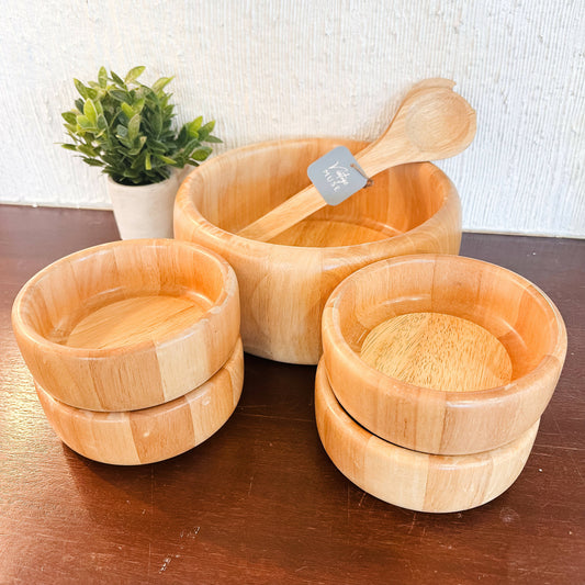 Wooden Salad Set