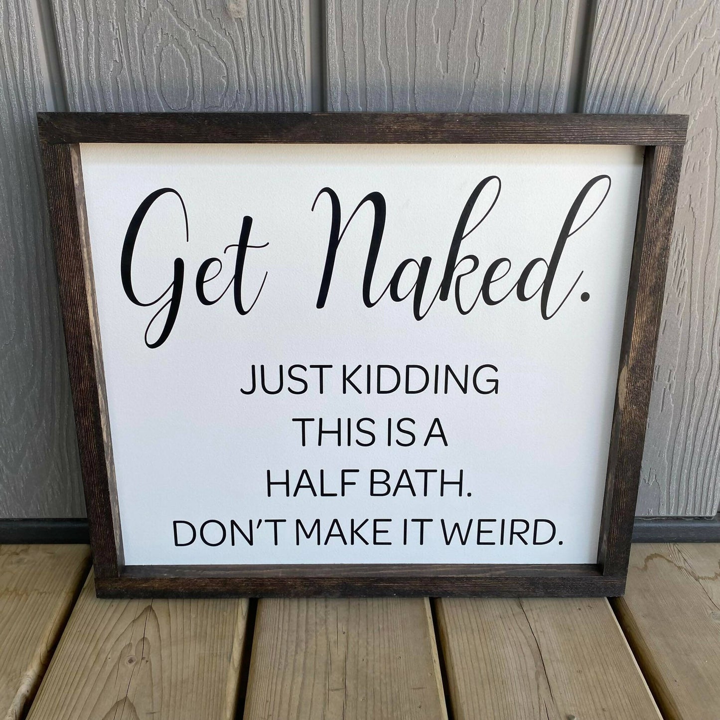 Get Naked Sign