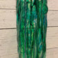DECORATIVE VASE, GREEN, BLUE & AQUA