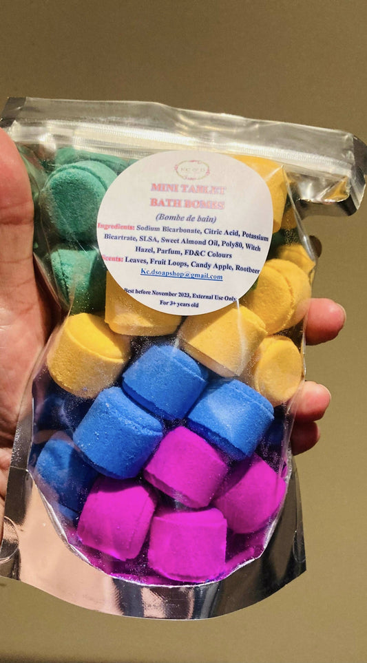 Mini Tablets Bath Bombs