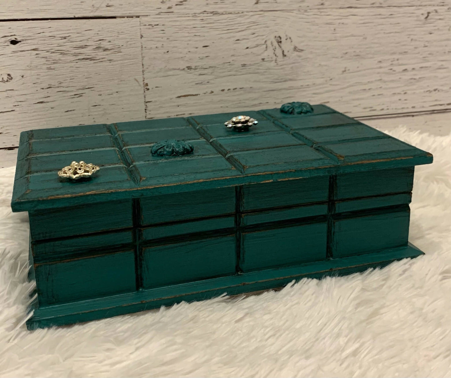 REFINISHED JEWELRY BOX