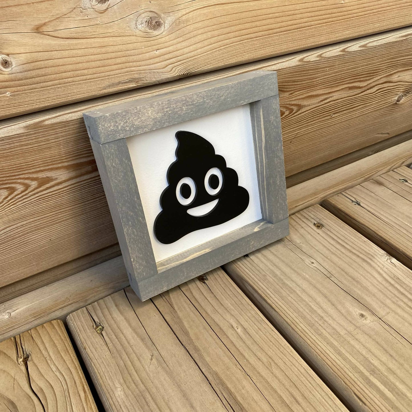 Poop Emoji 3D Sign