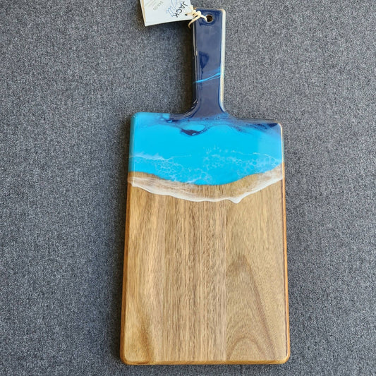 Resin Acacia Square Charcuterie Boards