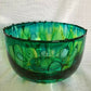 DECORATIVE BOWL, BLUE, GREEN