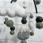 Baby Mobile: Black Eucalyptus Mountain