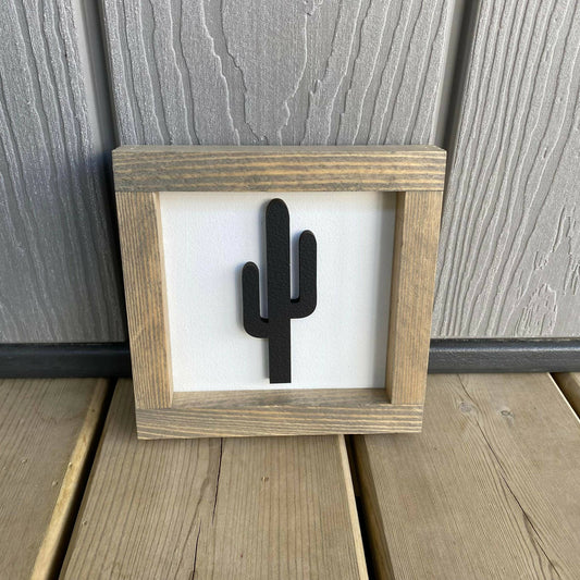 Cactus 3D Sign