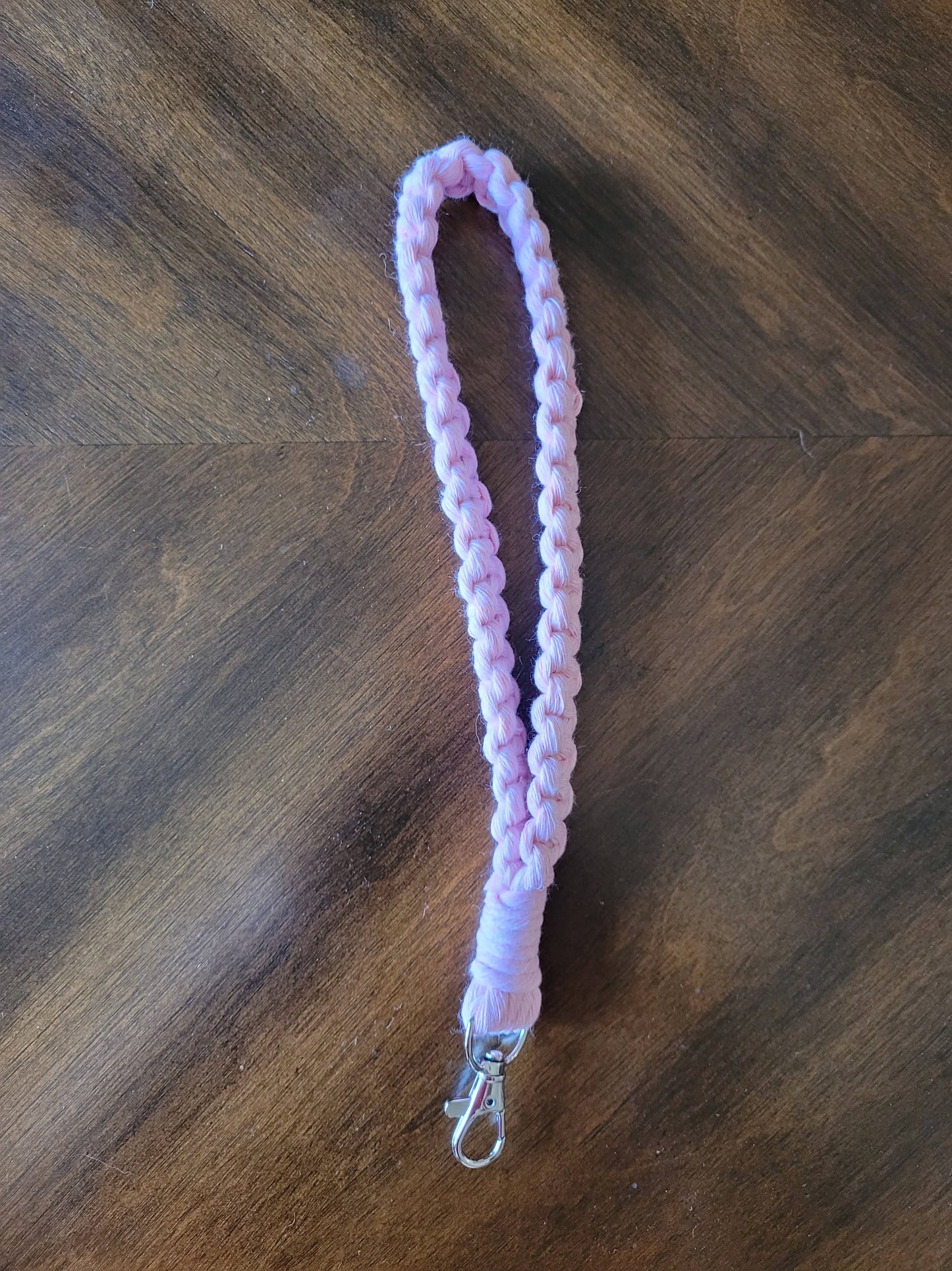 Macrame Wristlet Keychain