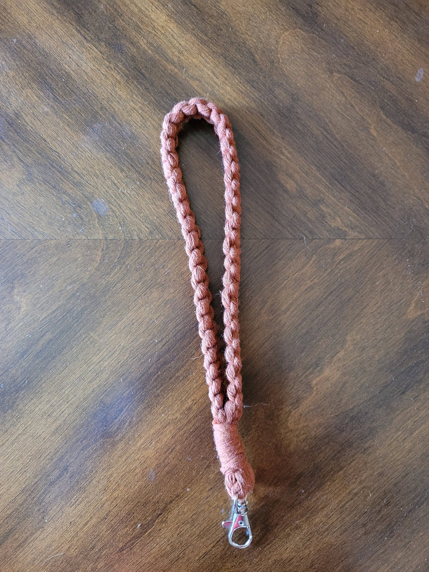 Macrame Wristlet Keychain