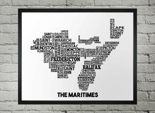 Maritimes Cities Map