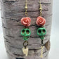 Sugar Skull Dangle Earrings