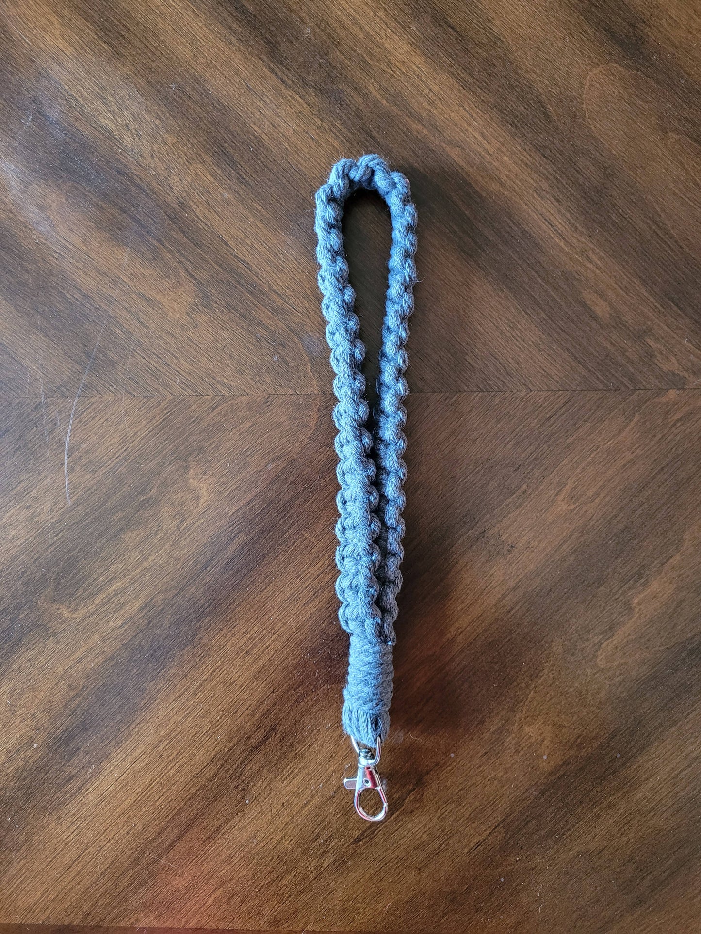 Macrame Wristlet Keychain