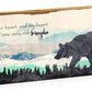 Cedar Mountain Timber Art Handcrafted Wall Decor
