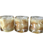 Clearance Price- 10 oz Twisted Amber Candle Gingerbread