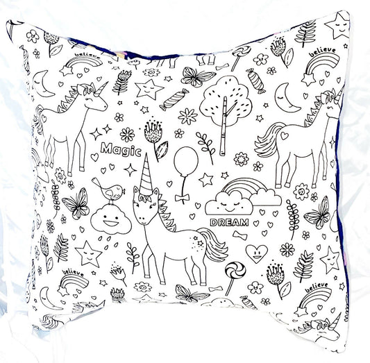 Dreamy Fantasy Colour Me Cushion