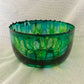 DECORATIVE BOWL, BLUE, GREEN