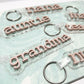 Layered Acrylic Bag Tag