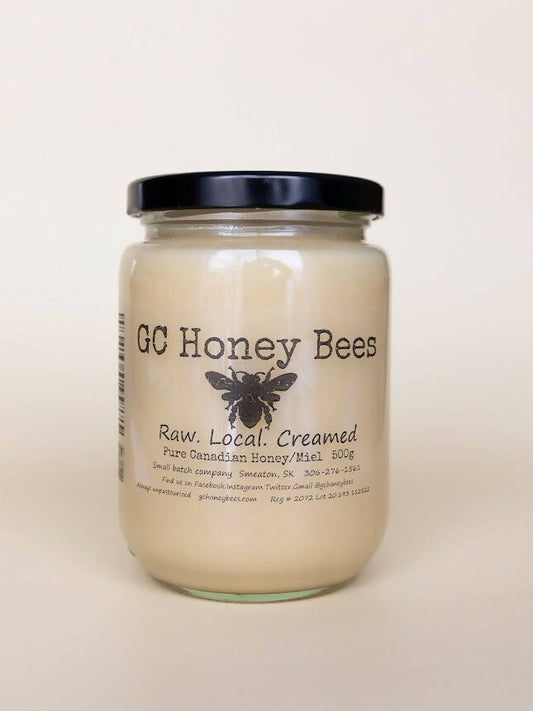 GC Honey Bees Raw Creamed Honey - 500g