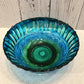 DECORATIVE BOWL, BLUE, GREEN