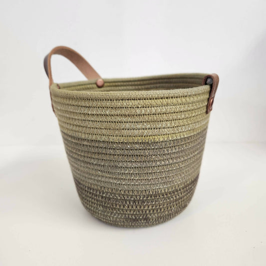 Rope Basket with one handle