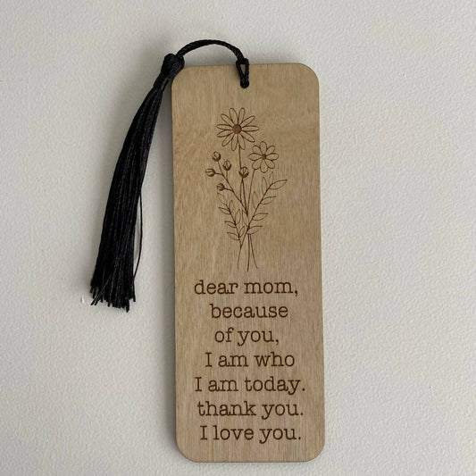 Dear Mom Bookmark