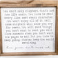 You Can't Skip Chapters l Wood Sign