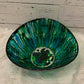 DECORATIVE BOWL, BLUE, GREEN, AQUA