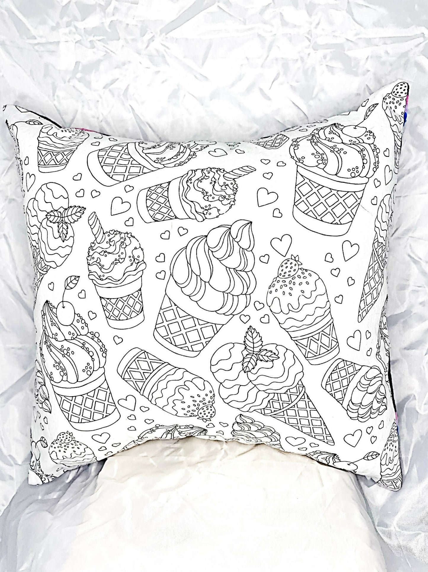 I Scream Colour Me Cushion