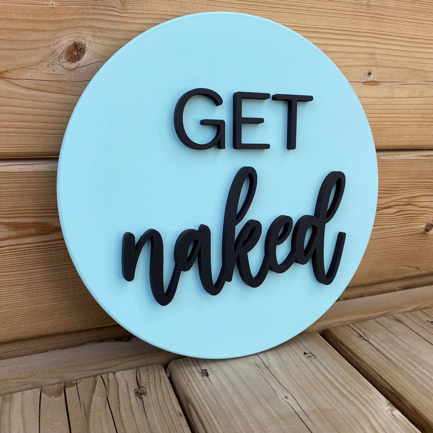 Get Naked Circle Sign